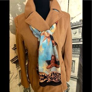 Beautiful scarf with angels